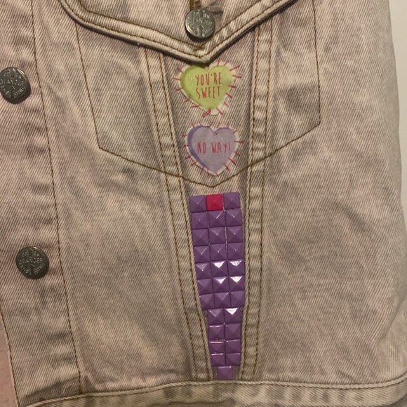 Vintage 80’s Love Denim Vest - Picture 5 of 9